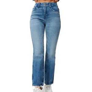 Good American Good Curve Straight High Rise Jean blue502